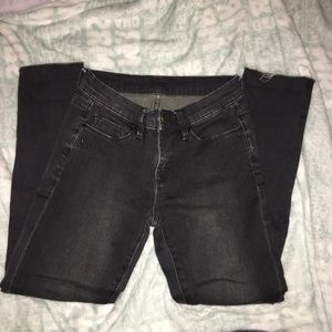 BDG Washed Black Twig Mid Rise Jeans